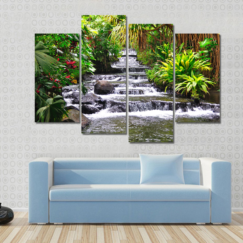 Tabacon Hot Springs In Costa Rica Canvas Wall Art