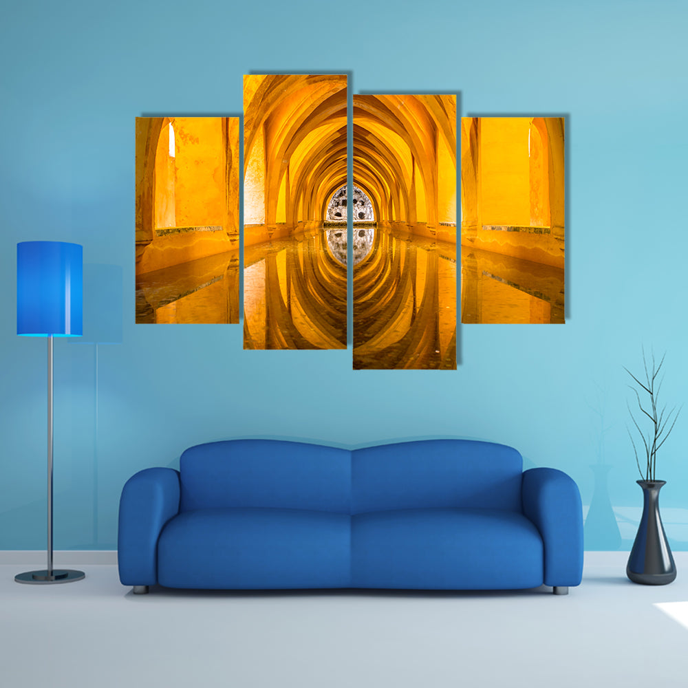 Royal Bathroom Alcazar In Sevilla Spain Canvas Wall Art