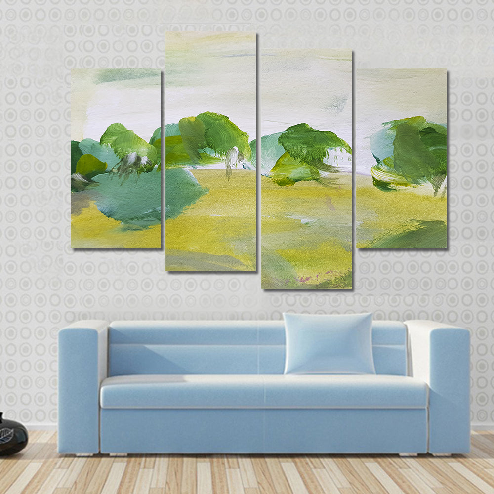 Summer Oil Painting Artwork Canvas Wall Art