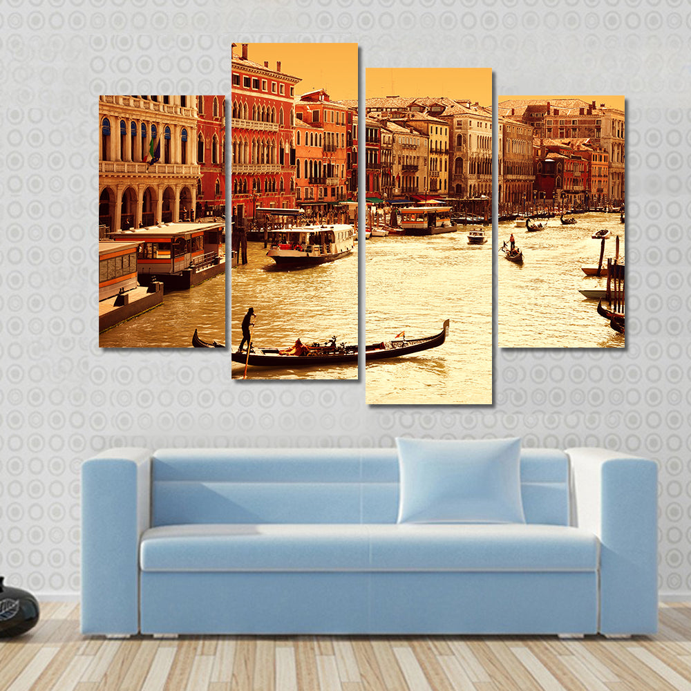 Canal Grande in Venice Canvas Wall Art