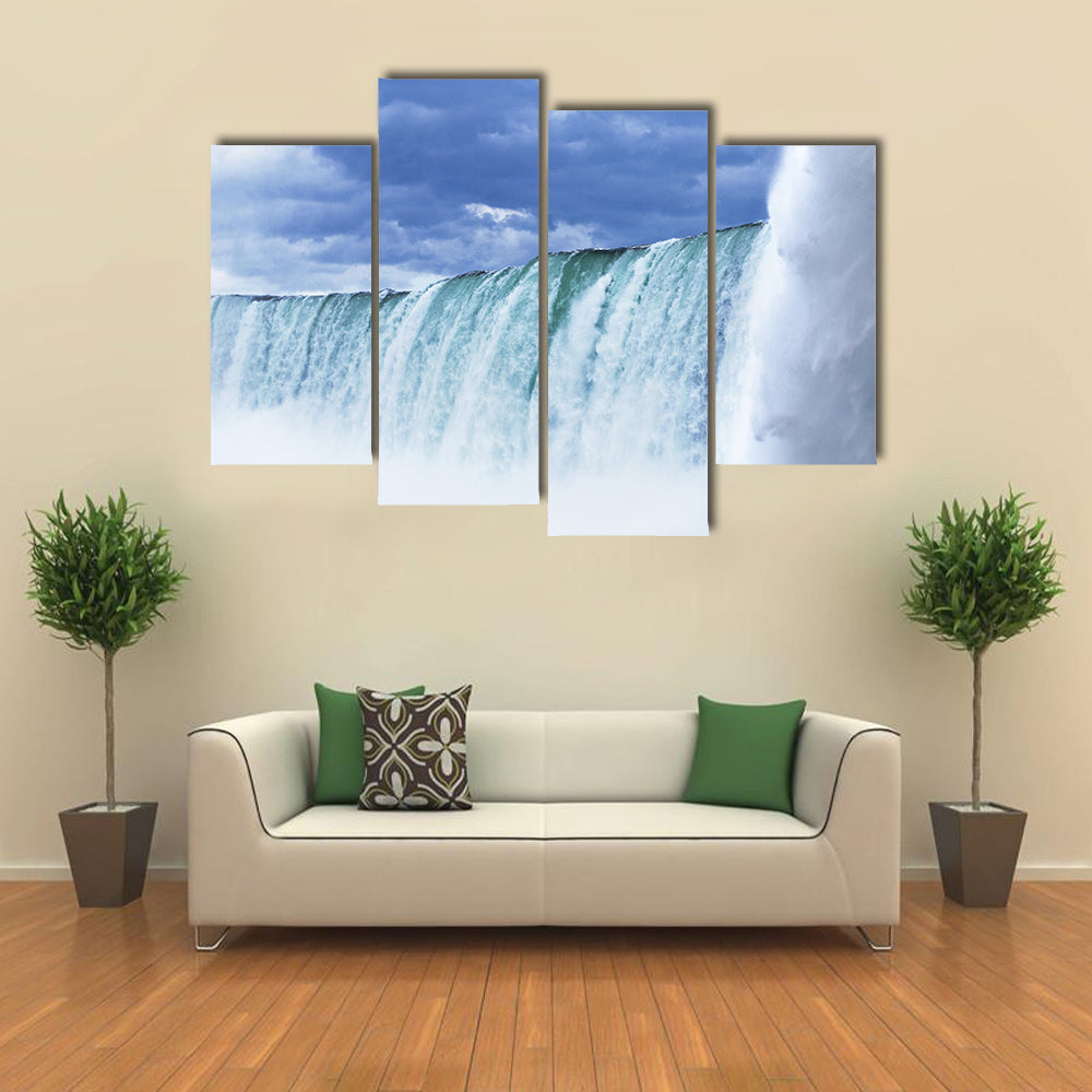 Niagara Falls Horseshoe In Canada Canvas Wall Art