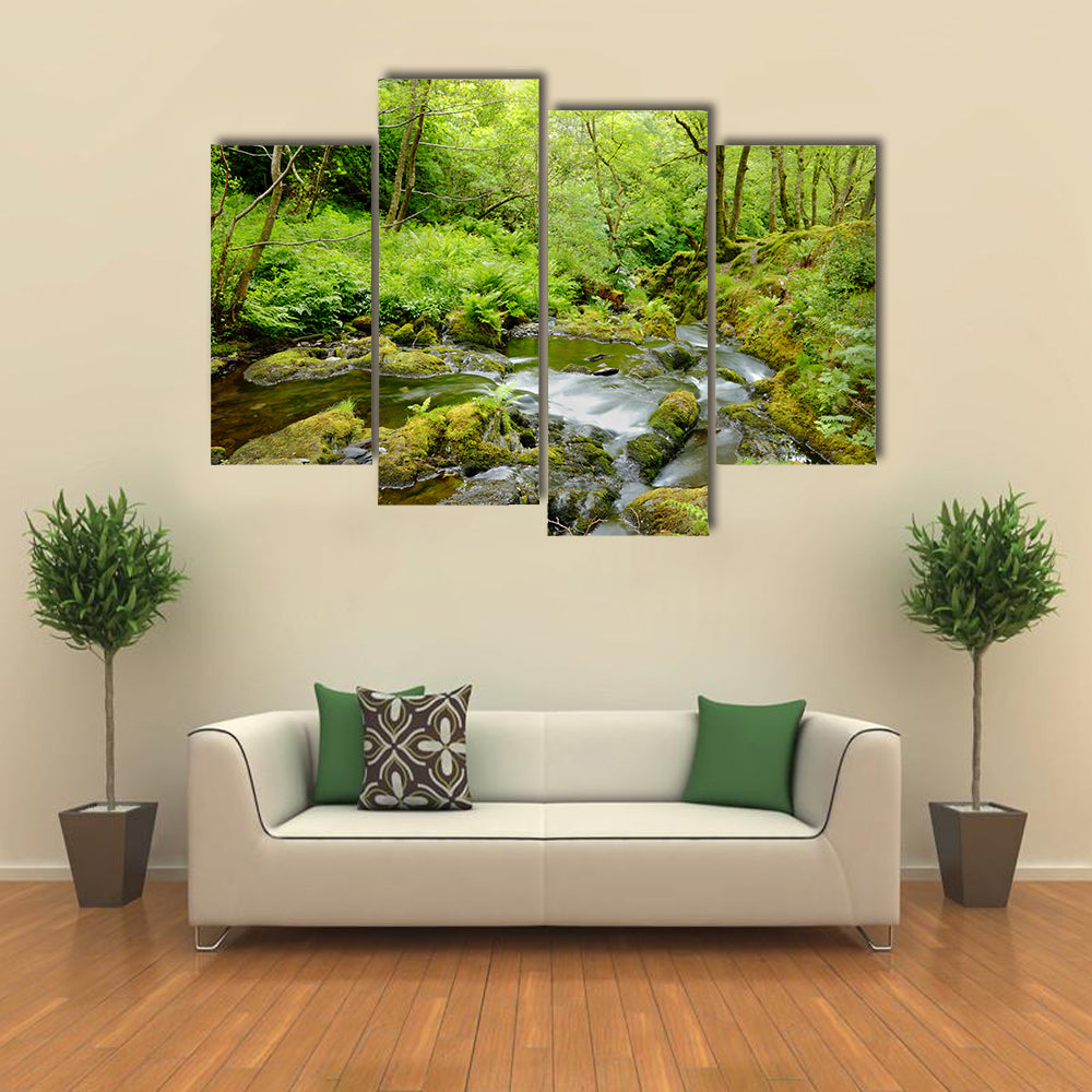 Dolgoch Falls In Wales UK Canvas Wall Art