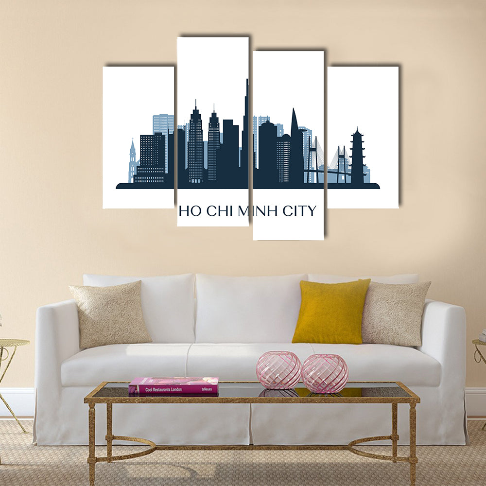Ho Chi Minh City Skyline Canvas Wall Art