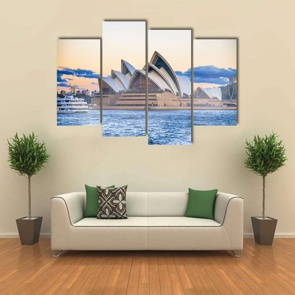 Sydney Opera House at Sunset Canvas Wall Art