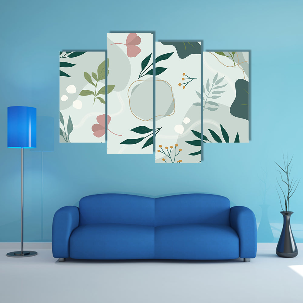 Hand Drawn Shapes &amp; Doodles Canvas Wall Art