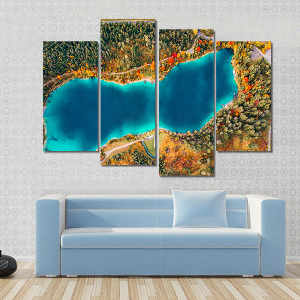 Urisee Lake In Austria Canvas Wall Art