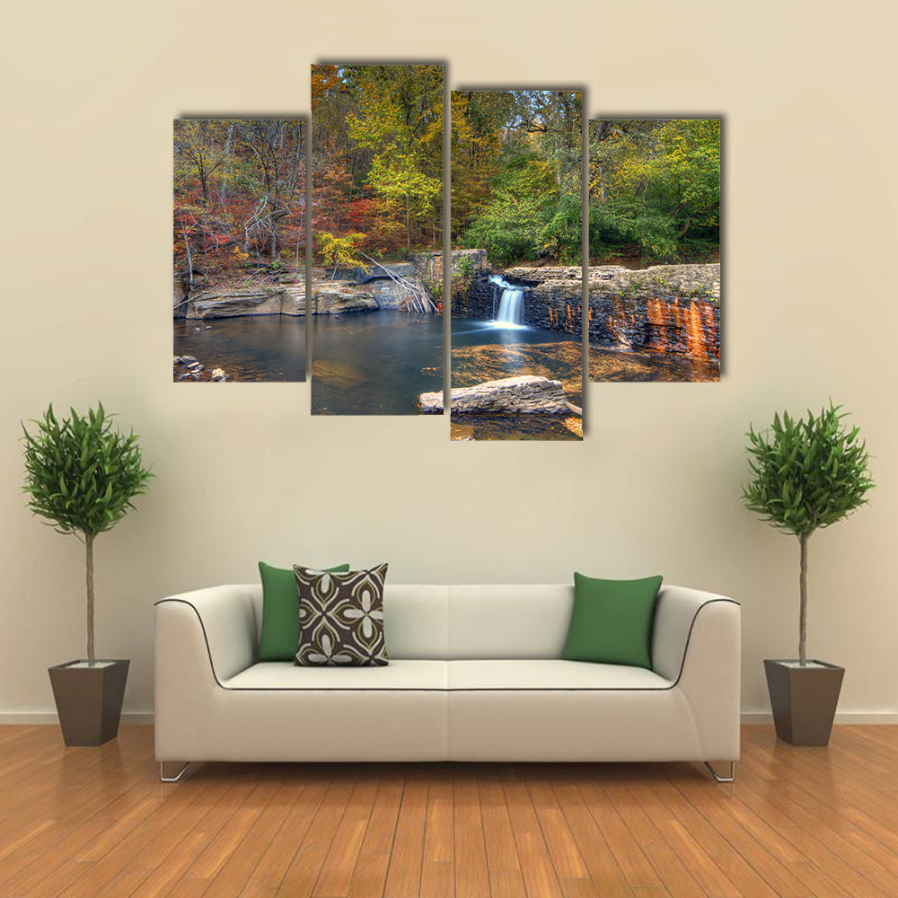 Freeman Mill Park Near Atlanta In Georgia Canvas Wall Art