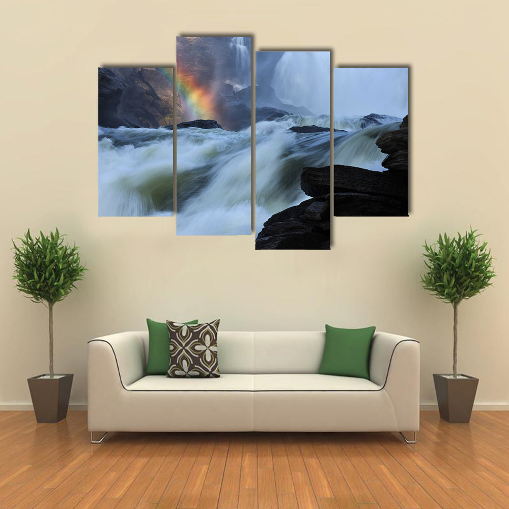 Rainbow River Canvas Wall Art