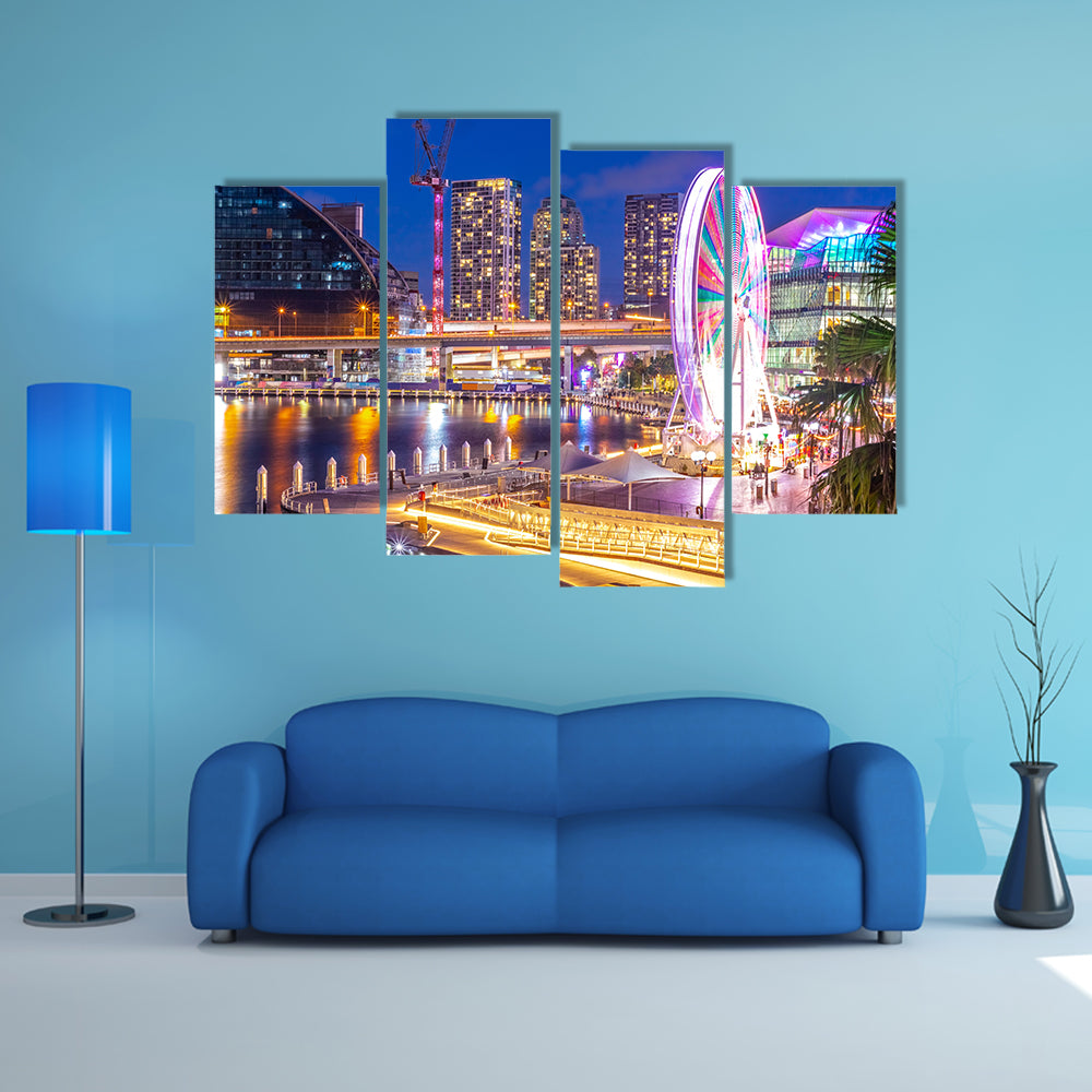 Sydney Harbour Skyline Canvas Wall Art