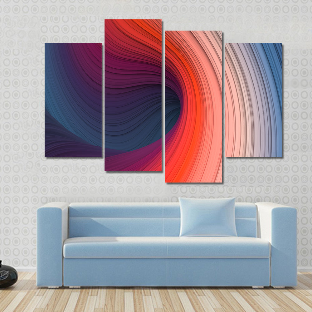 Minimalist Wave Design Canvas Wall Art