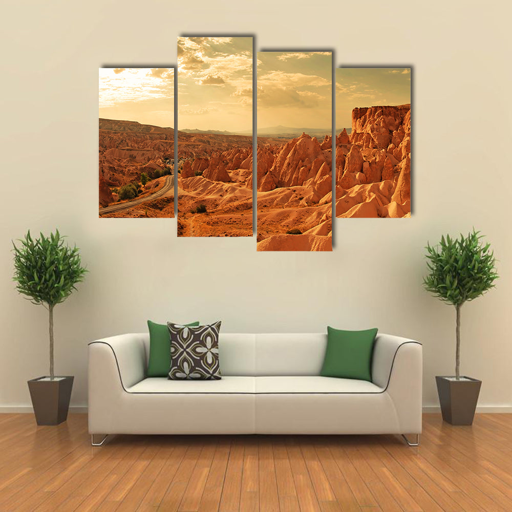 Amazing Stone Formations In Cappadocia Canvas Wall Art