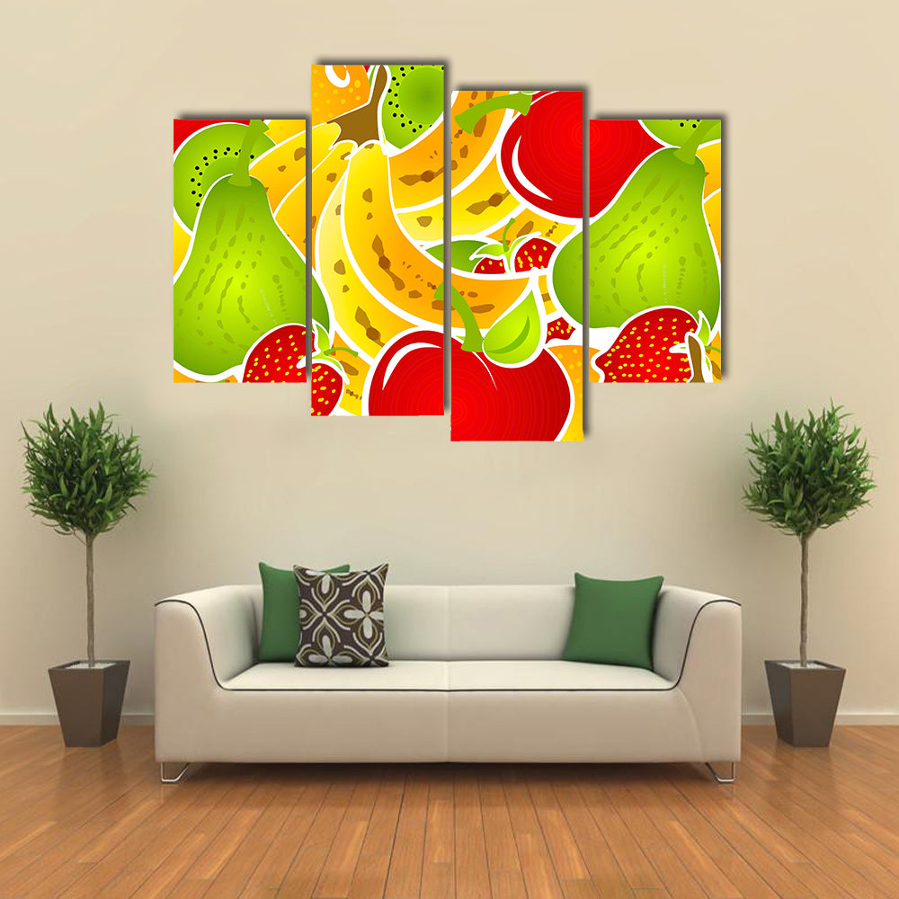 Healthy Fruits Artwork Canvas Wall Art