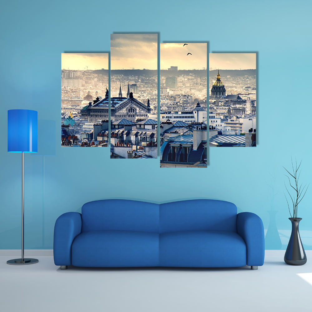 Paris Cityscape Canvas Wall Art