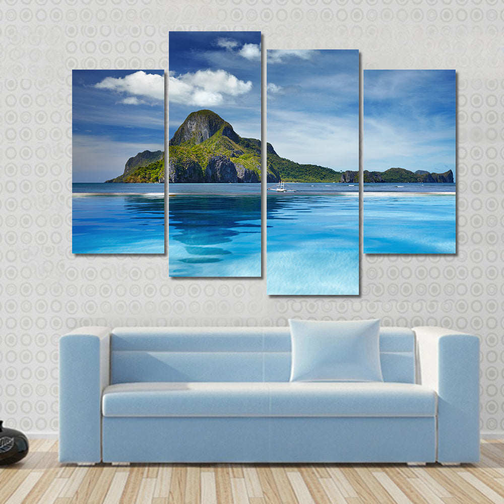 Cadlao Island In El Nido Philippines Canvas Wall Art