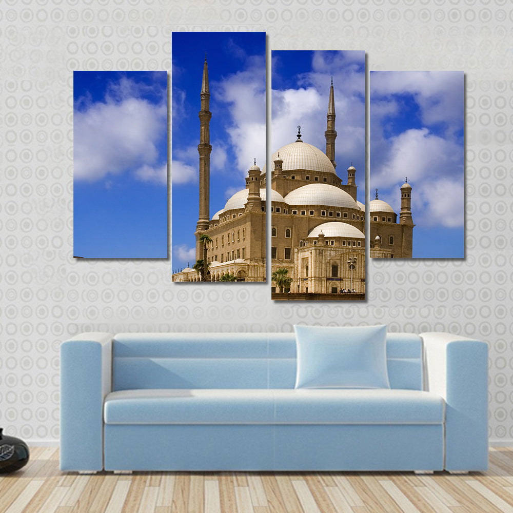 Mosque Of Muhammad Ali In Cairo Canvas Wall Art
