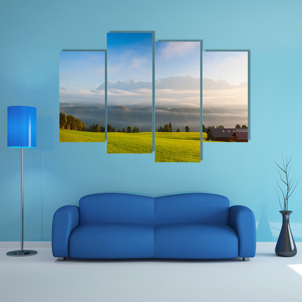 Morning On The Mountains Canvas Wall Art