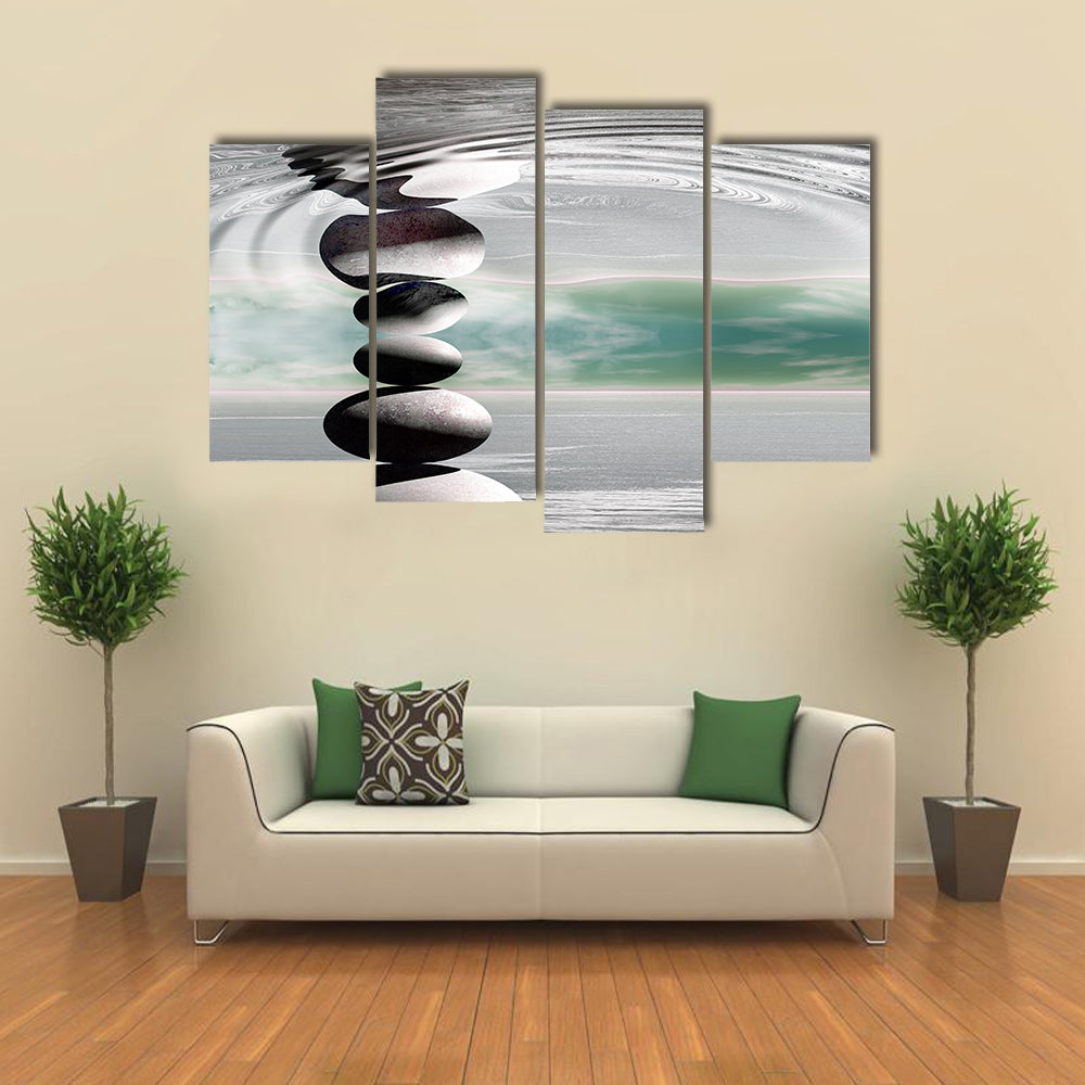Zen Stones Canvas Wall Art