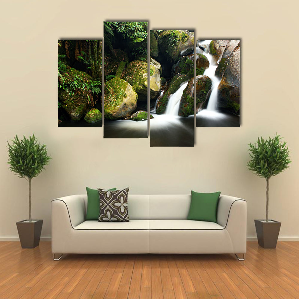 Yarra Ranges Waterfall In Victoria Australia Canvas Wall Art