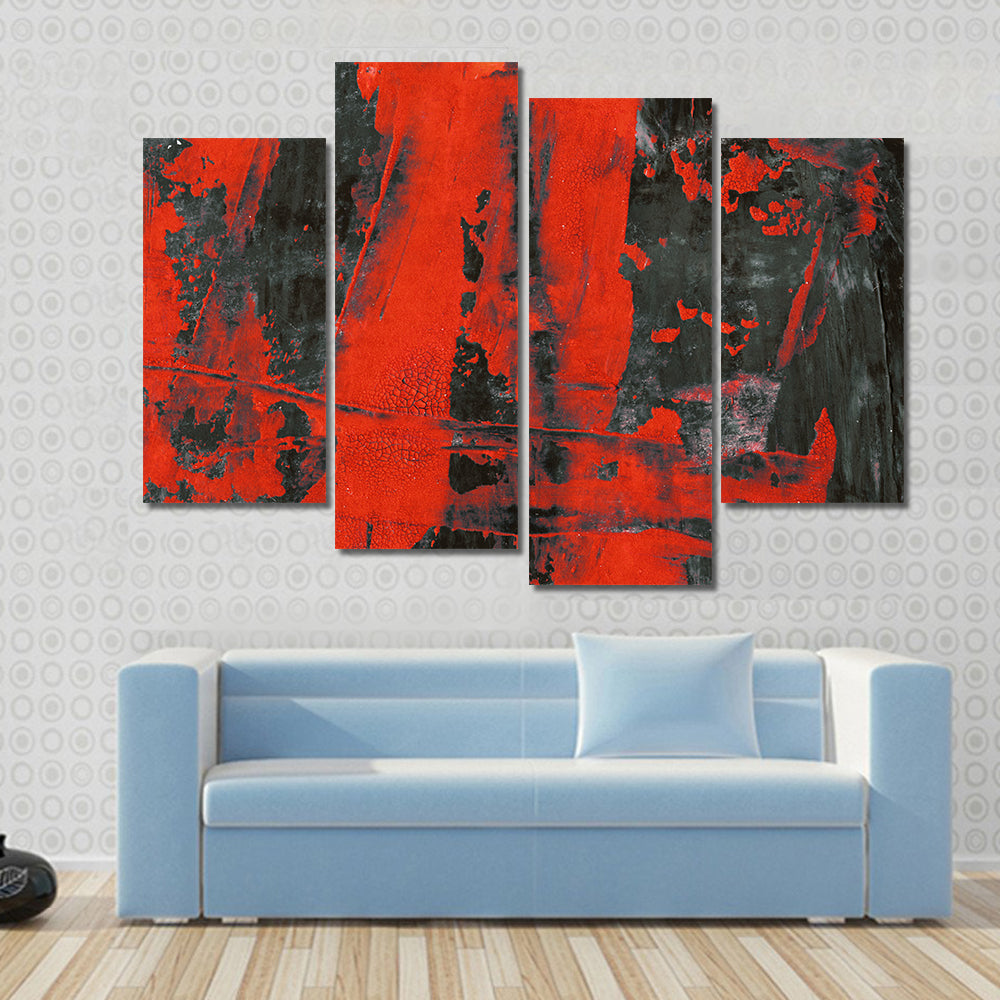 Watercolor Brush Strokes Canvas Wall Art