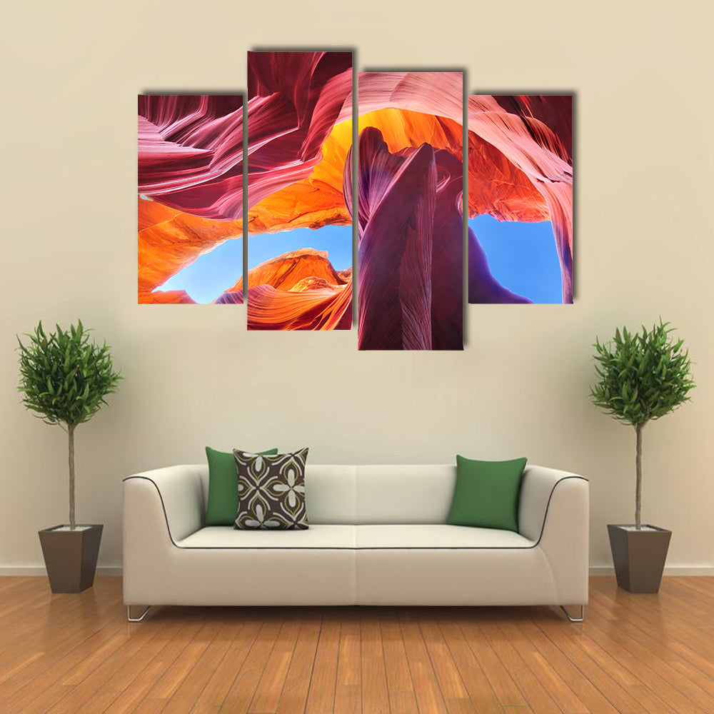 Antelope Canyon In Navajo Reservation Arizona Canvas Wall Art