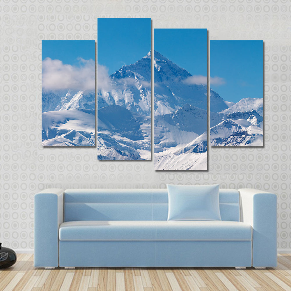 Mount Everest Snow Peaks Canvas Wall Art