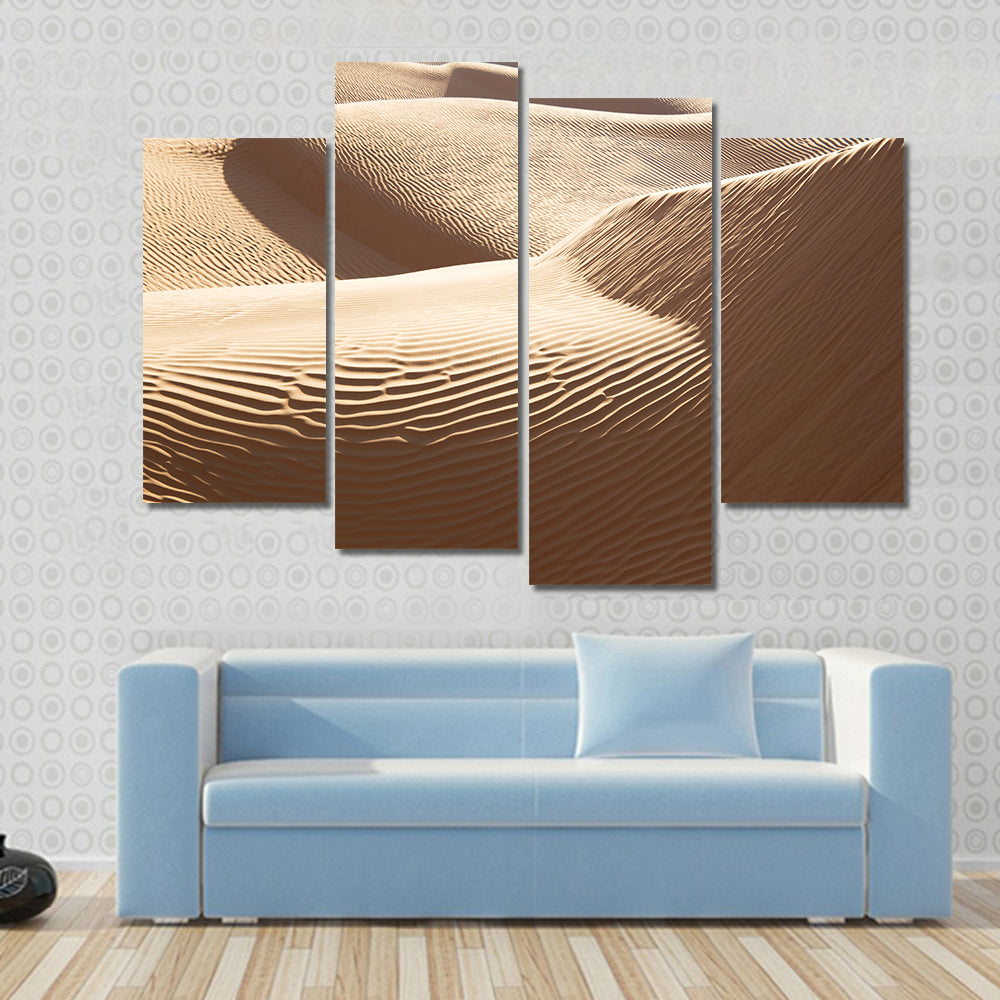 Sand Dunes Desert Of Sahara Canvas Wall Art