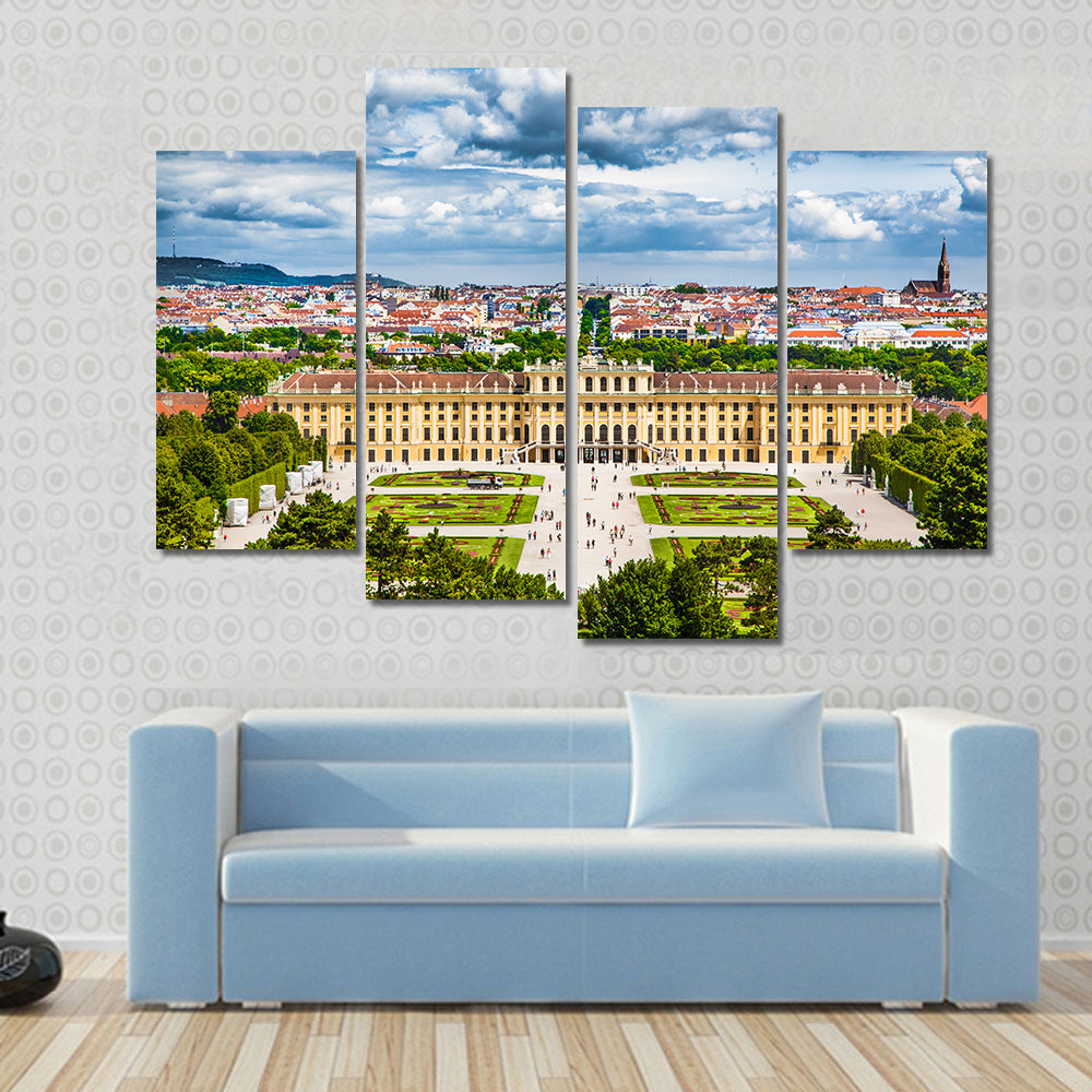 Schonbrunn Palace Parterre Garden, Vienna Canvas Wall Art