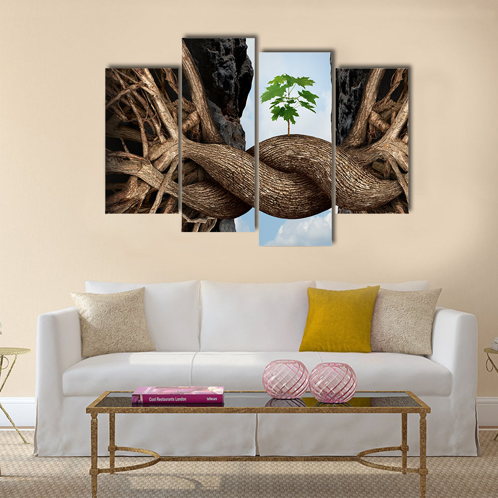 Unity Growth Concept Canvas Wall Art