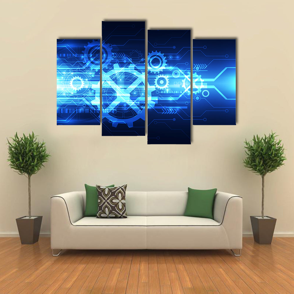 Engineering Future Technology Canvas Wall Art