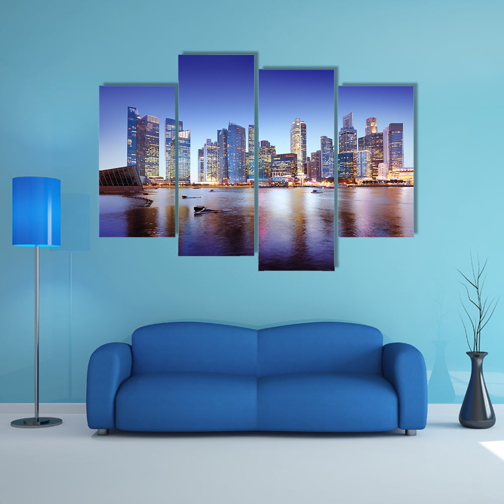 Singapore Cityscape Canvas Wall Art