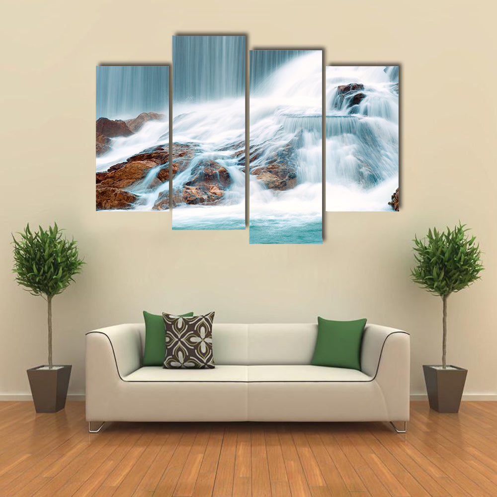 Ningbo Waterfall In China Canvas Wall Art