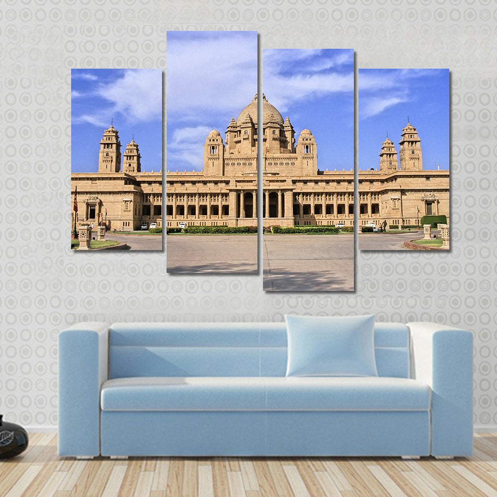 Umaid Bhawan Palace, Jodhpur Canvas Wall Art