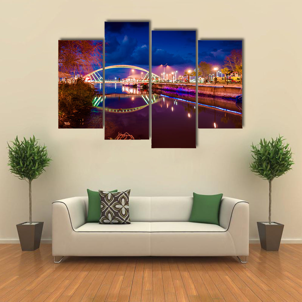 Lovers Bridge Of The Yalova City Turkey Canvas Wall Art