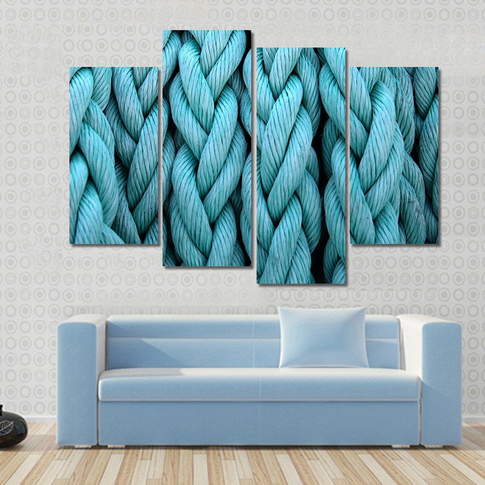 Rope On A Boat Canvas Wall Art