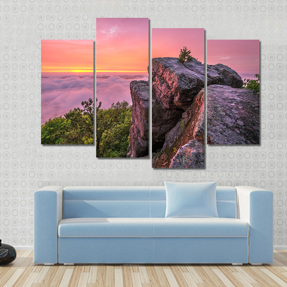 Pine Mountain Trail in Kentucky Canvas Wall Art