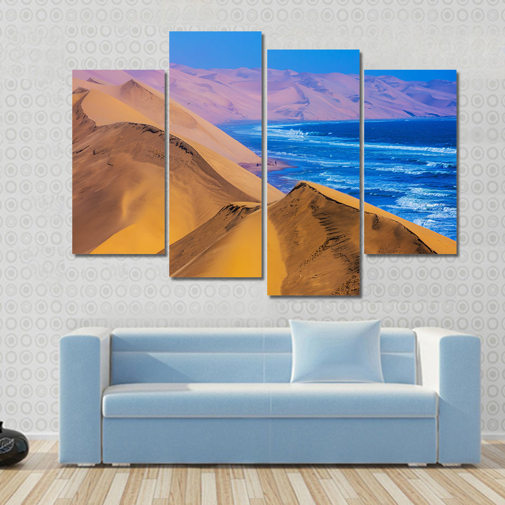 Namibia Sand Dunes Along the Atlantic Coast Canvas Wall Art