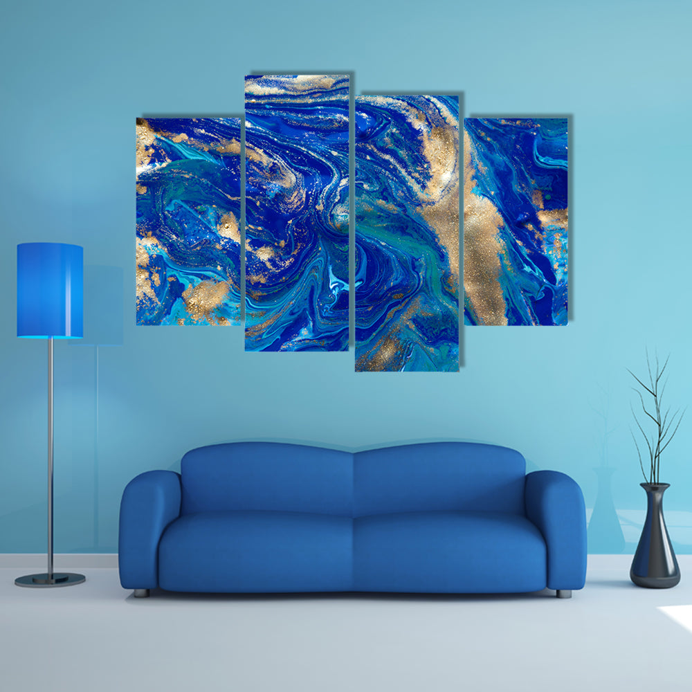Liquid Marble Pattern Canvas Wall Art