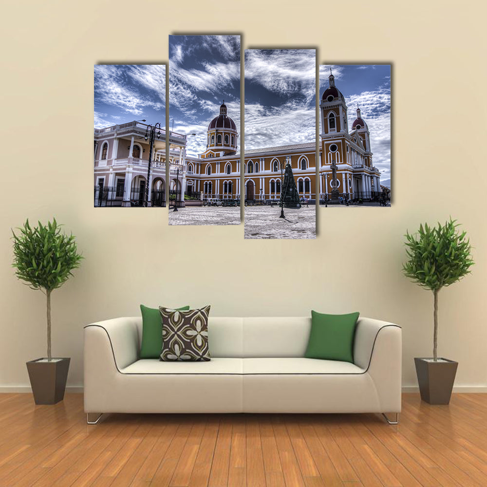 Cathedral of Granada In Nicaragua Canvas Wall Art