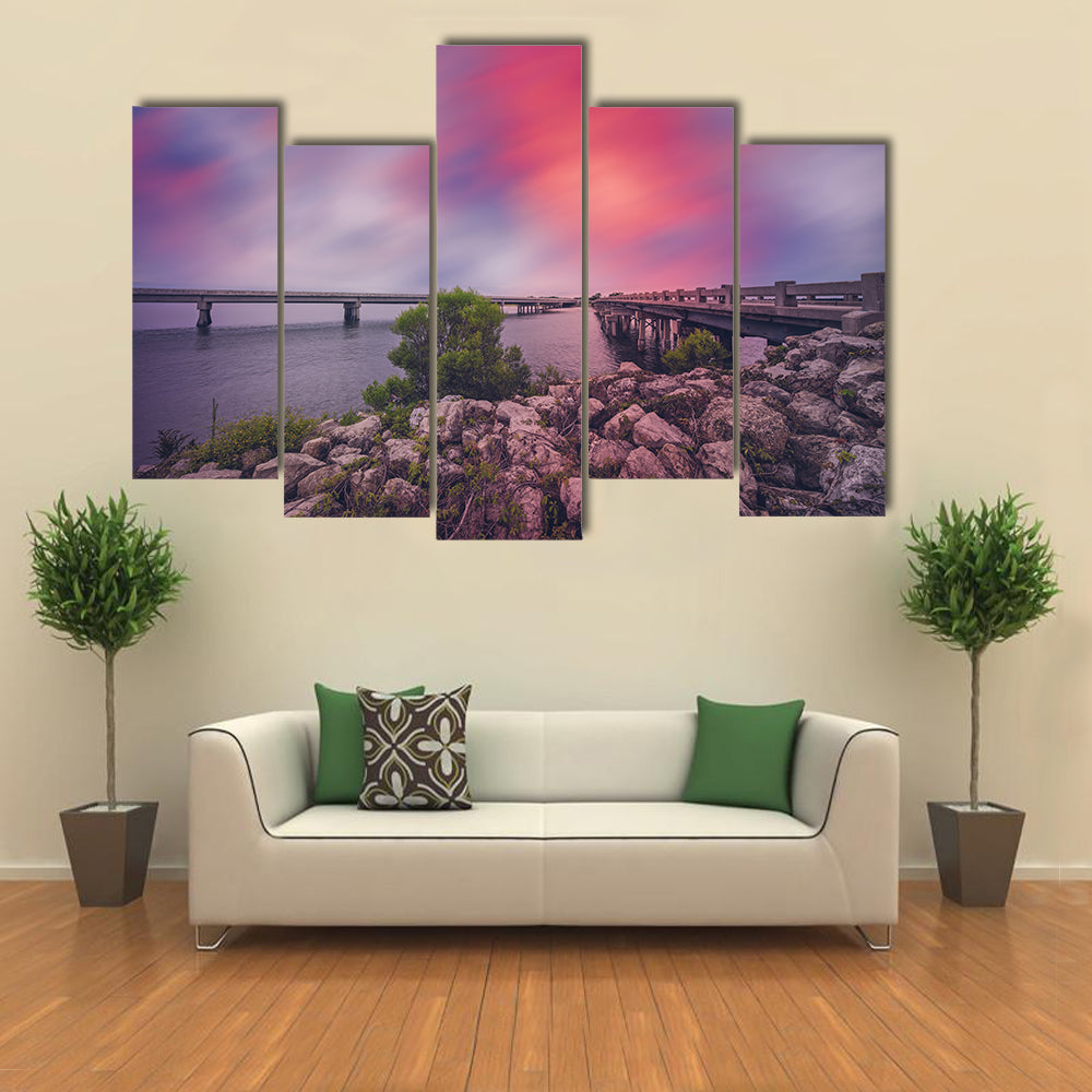 Bridges Between Amelia and Big Talbot Islands Canvas Wall Art