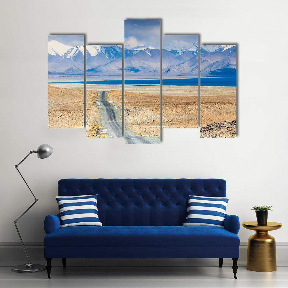 Karakul Lake In Pamir In Tajikistan Canvas Wall Art