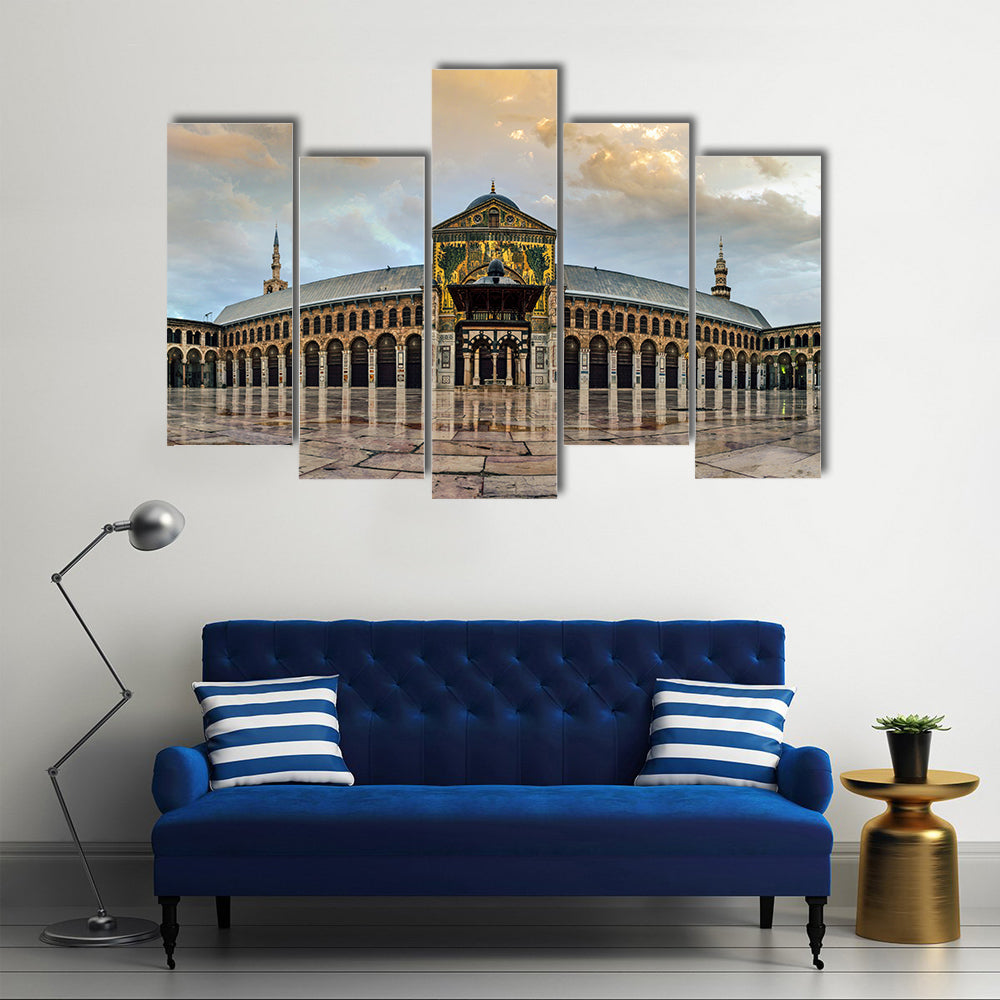 Great Umayyad Mosque Of Damascus Syria Canvas Wall Art