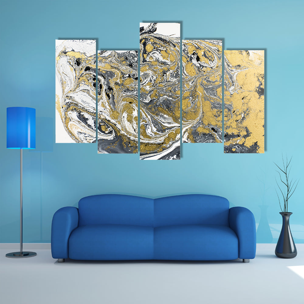 Marble Acrylic Abstract Canvas Wall Art