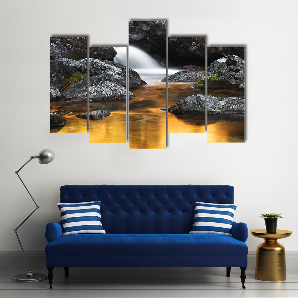 The Macieira River In Peneda Geres National Park Portugal Canvas Wall Art