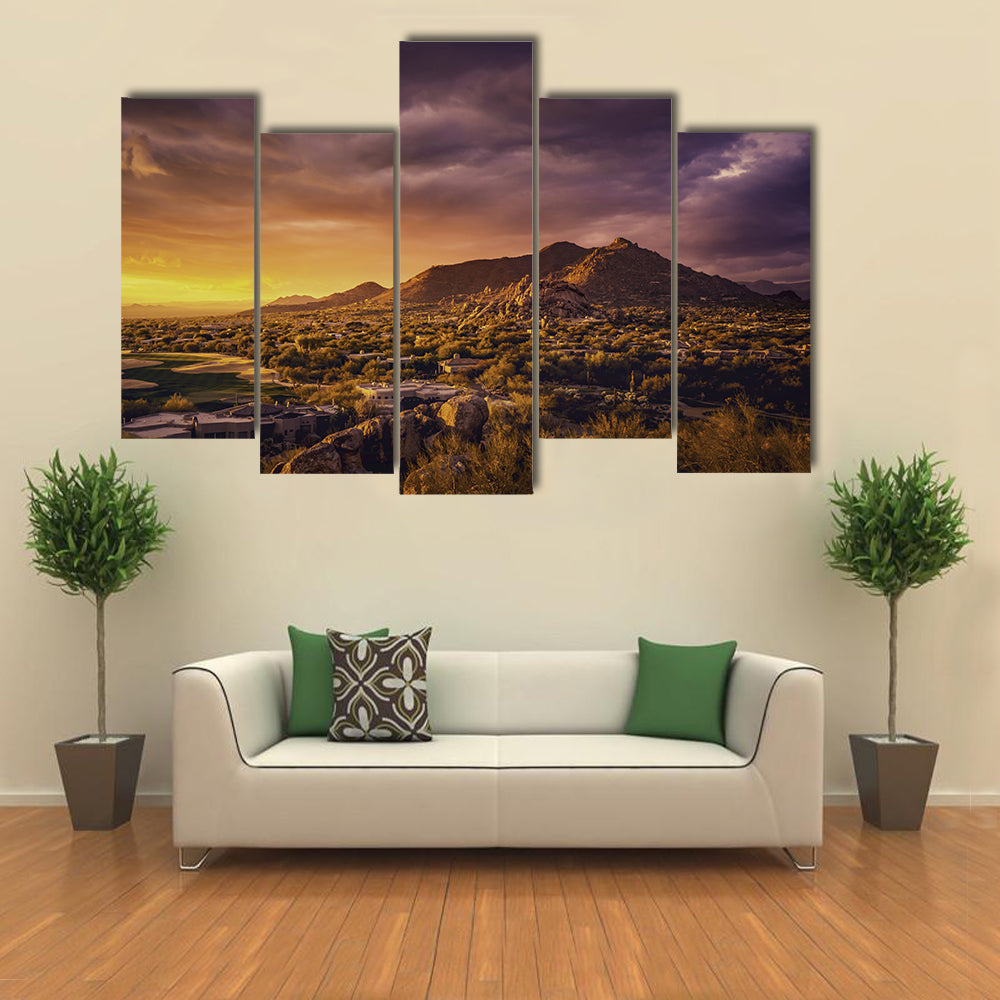 Scottsdale Arizona Desert Canvas Wall Art