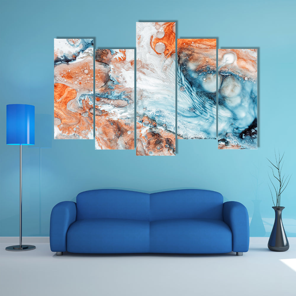 Marble Effect Artwork Canvas Wall Art