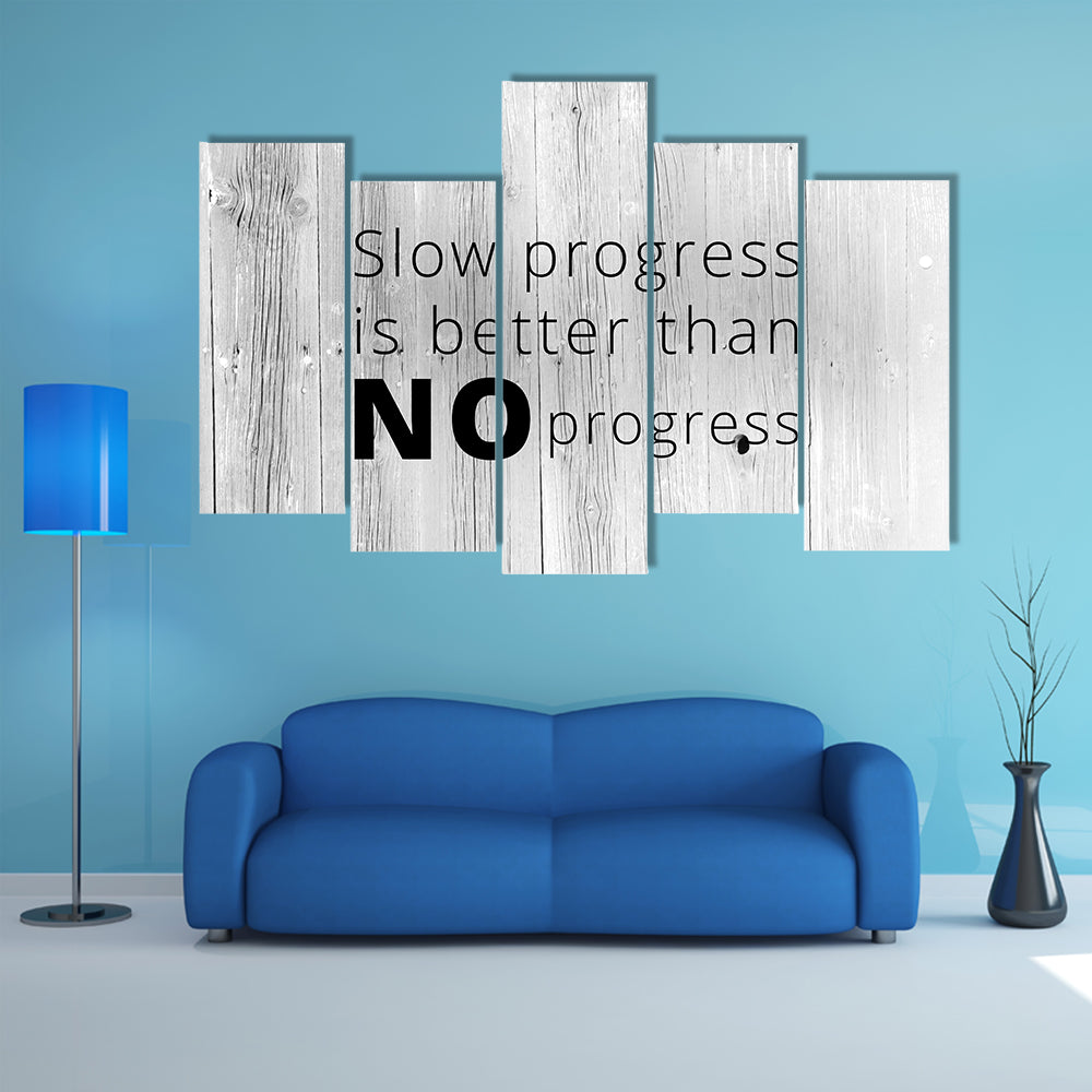 Quote For Keep Working Canvas Wall Art
