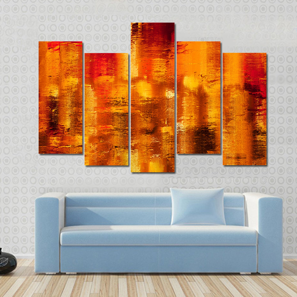Shining Brushstrokes Canvas Wall Art