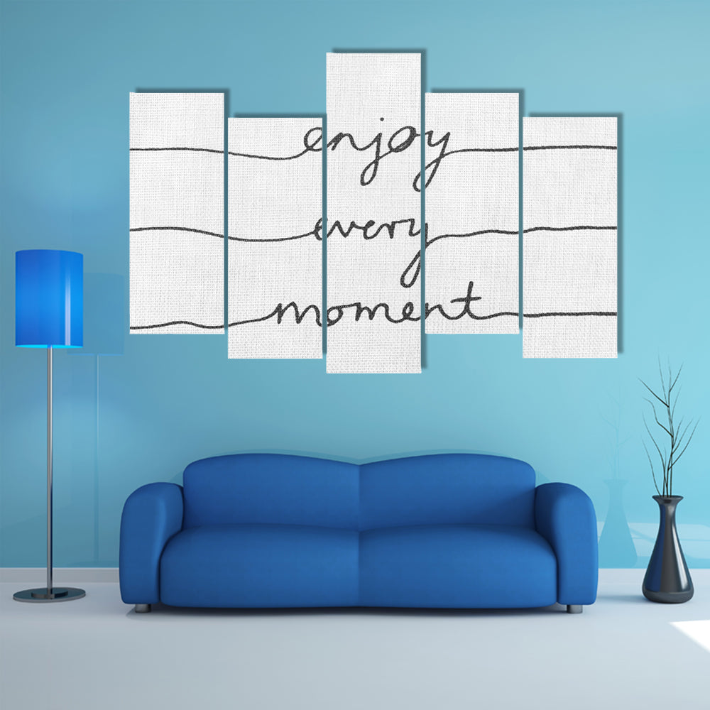 Quote For Positive Thinking Canvas Wall Art