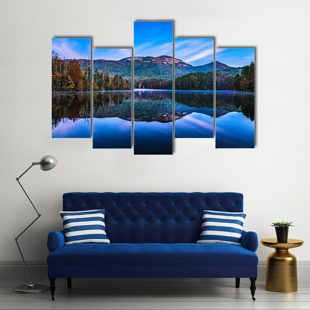 Pinnacle Lake At Sunrise In South Carolina Canvas Wall Art