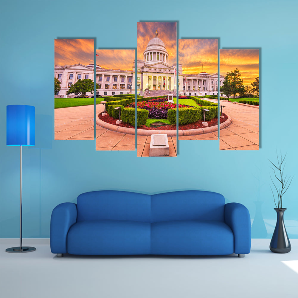 Arkansas State Capitol Building Canvas Wall Art